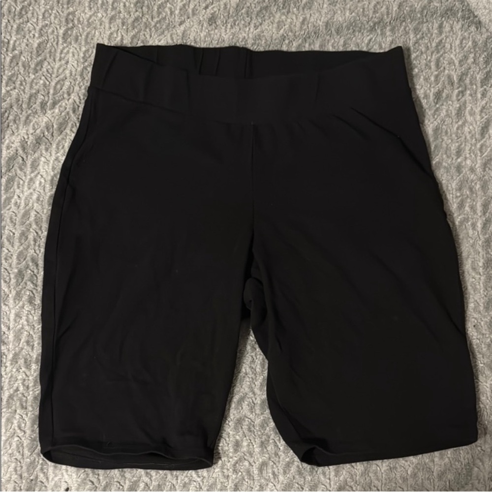 torrid Black High-Rise Bike Shorts